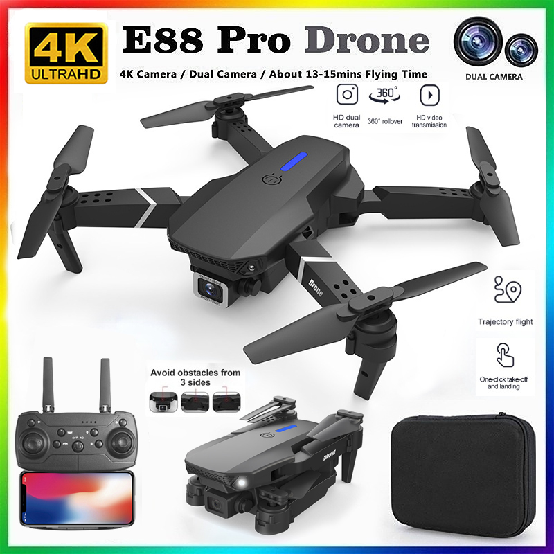 Drone Rc Harness - 2026 YENİ E88 Profesyonel HD 4K