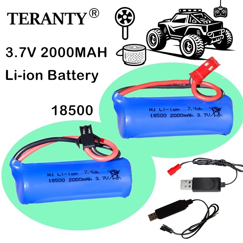 Lipo Battery Charger - 18500 Lityum İyon Şarj Edilebilir Pil