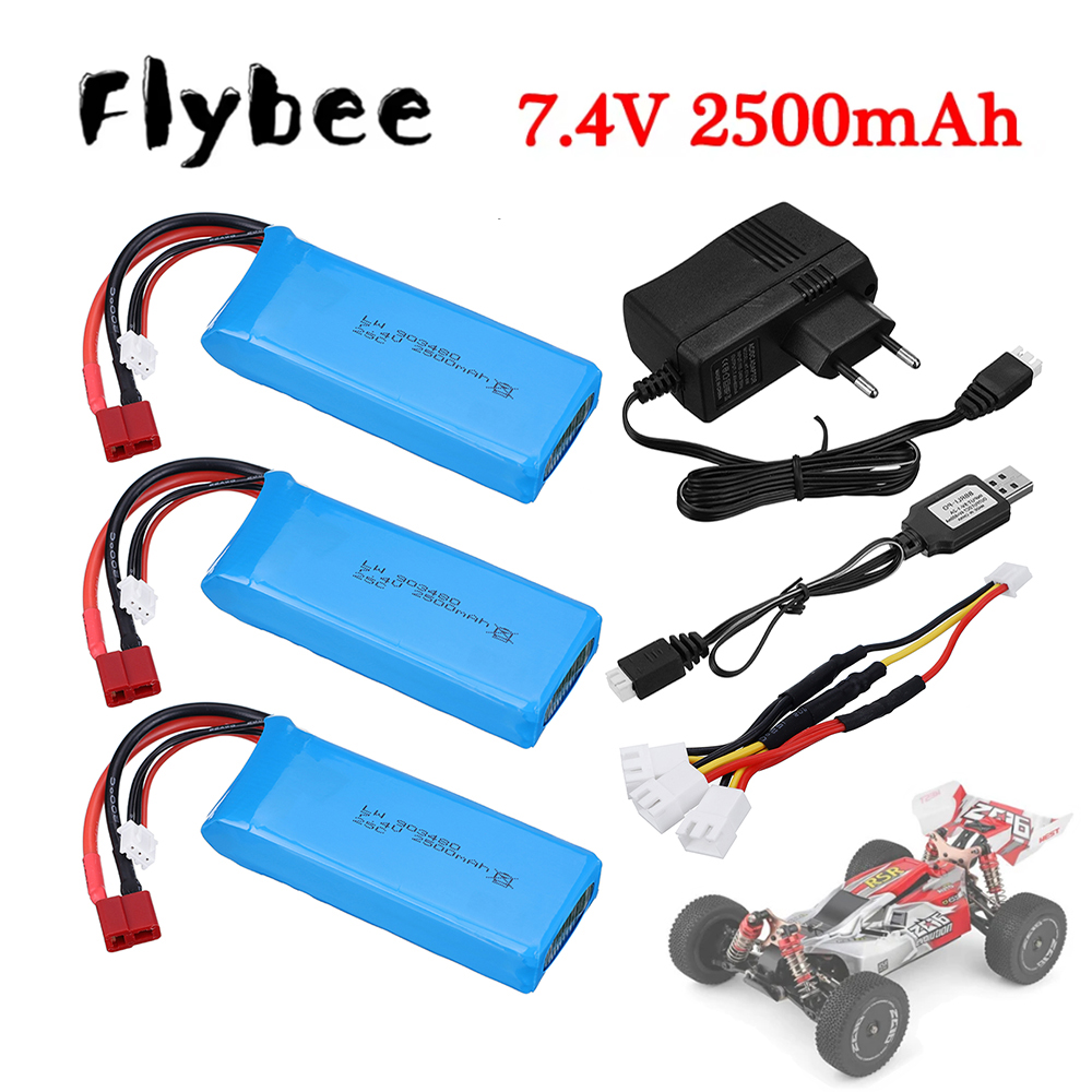 Lipo Battery Charger - Wltoys için 2s 7.4V 2500mAh Lipo