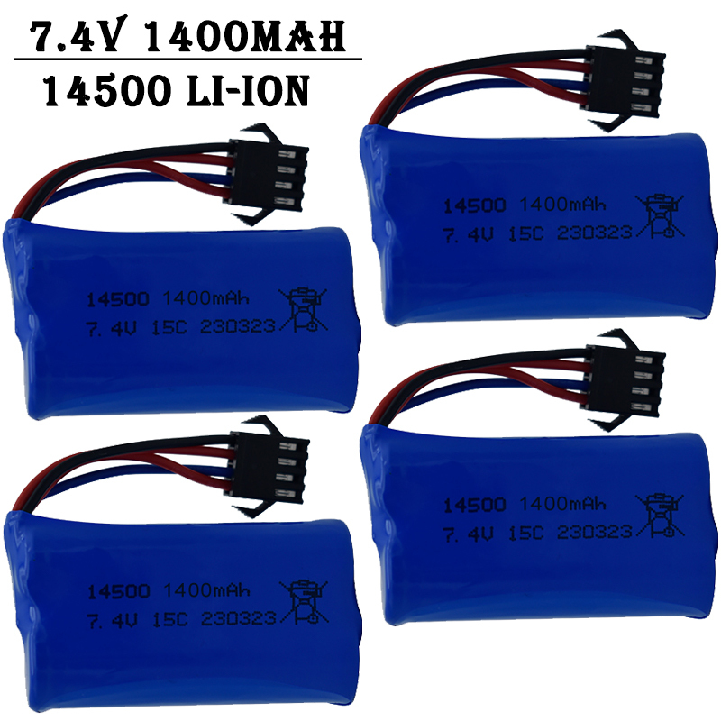 Drone Rc Truck - 7.4V 1400mAh 14500 Lityum İyon Pil