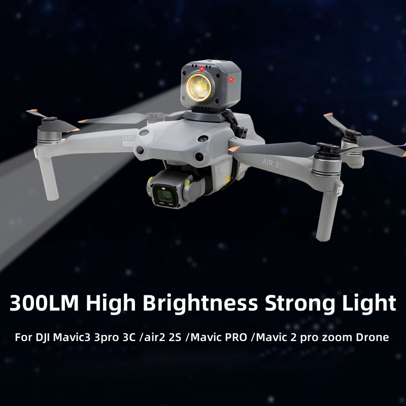 Drone Udi Rc - 300LM Yüksek Parlaklıkta Güçlü Işık Gece