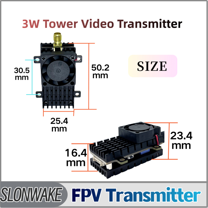 Drone Rc1 - SLONWAKE 5.8G 3000mW Simülasyon VTX FPV
