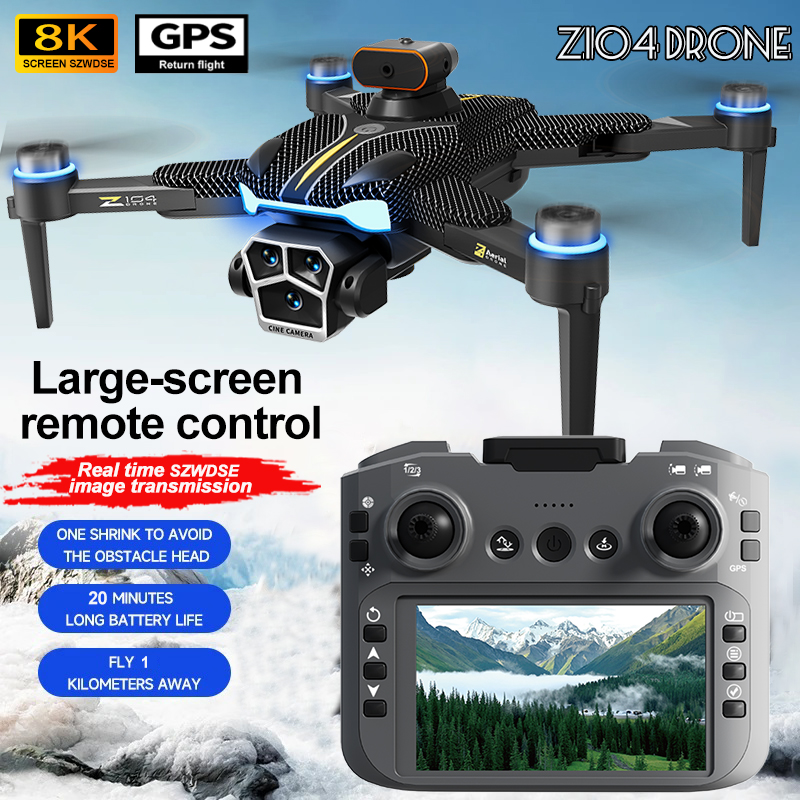 Drone Gps Rc Tt36 - Xiaomi Z104 GPS konumlandırma Drone 8K
