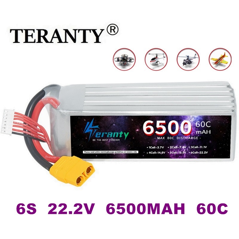 Drone Rc Truck - TERANTY 6S 22.2V Lipo Pil 6500mAh