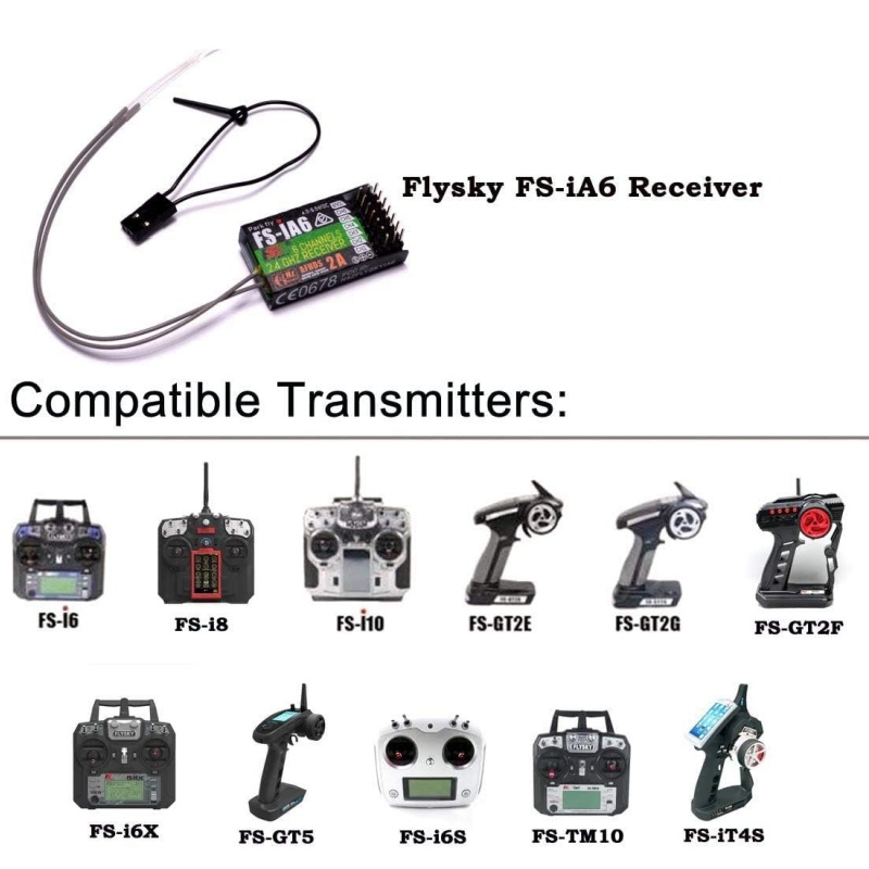 Flysky FS-IA6 Alıcı 6CH Çift A - Drone Rc Racing incelemesi ve fiyatı
