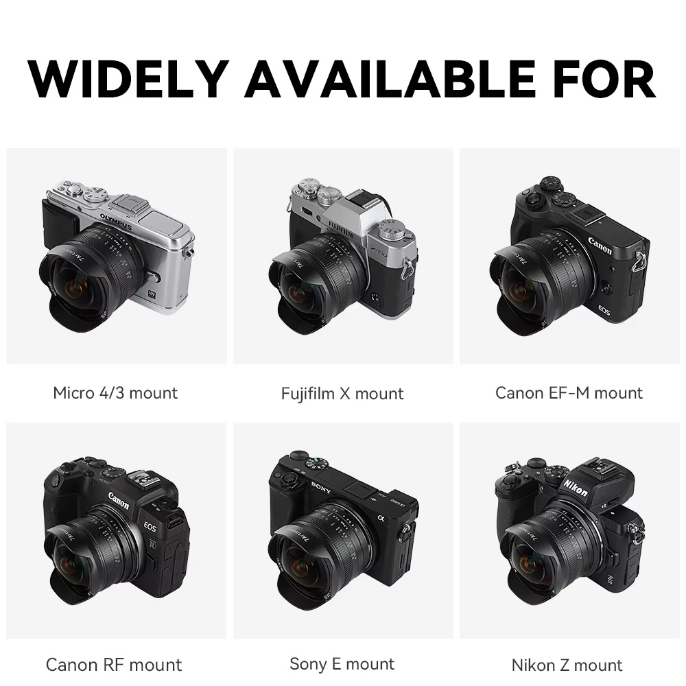 7artisans 7.5mm F2.8 II APS-C  - Canon Camera Eos M50 Mark Ii incelemesi ve fiyatı
