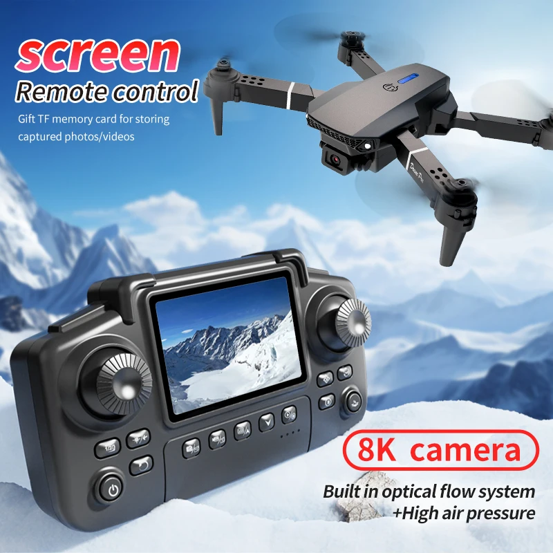 Profesyonel E88 PRO Drone ekra - Drone Rc Harness incelemesi ve fiyatı