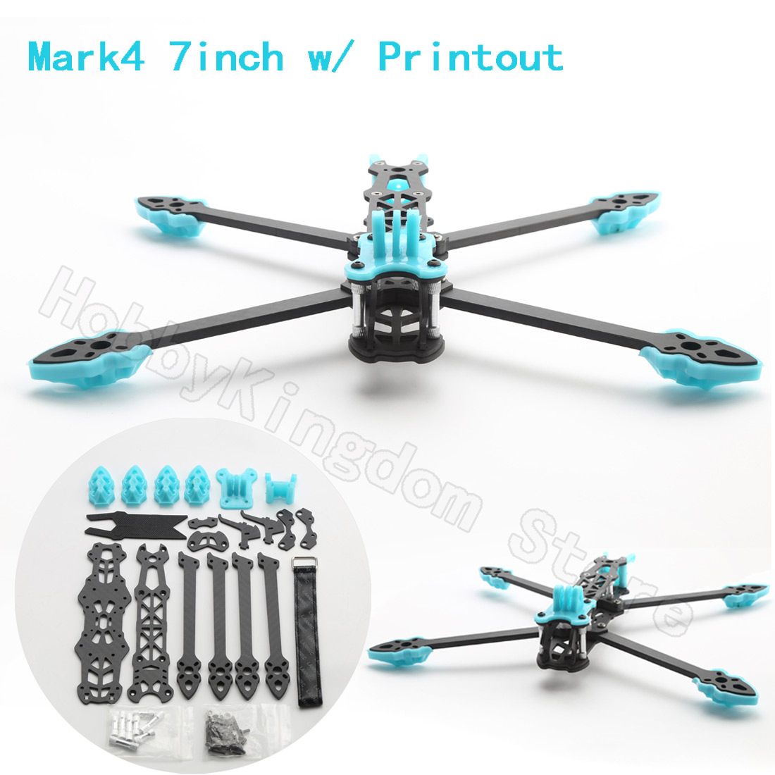 Mark4 7 inç FPV Drone çerçeve  - Carbon Fiber Drone Arm incelemesi ve fiyatı