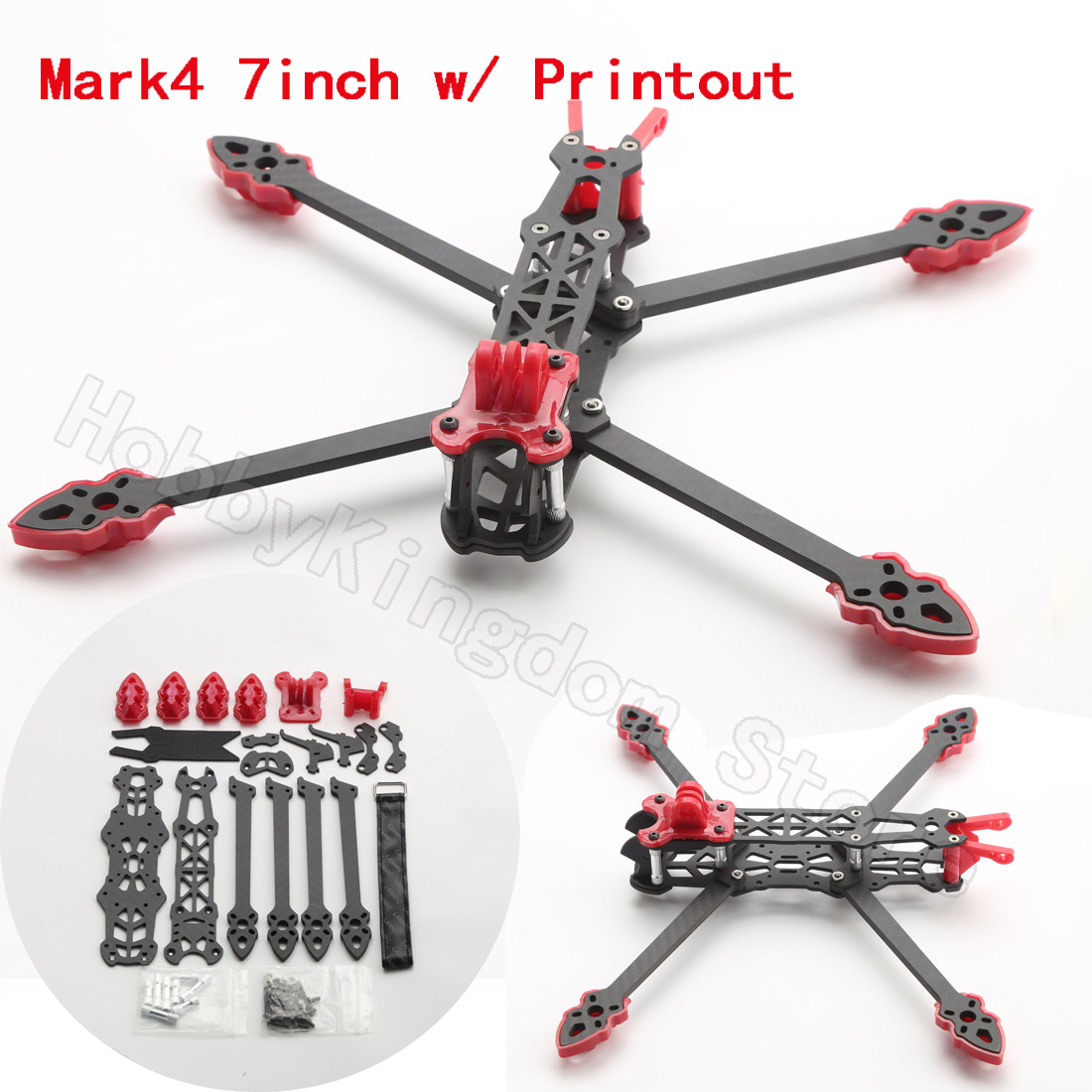 Mark4 7 inç FPV Drone çerçeve  - Carbon Fiber Drone Arm incelemesi ve fiyatı