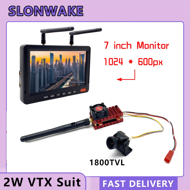 SLONWAKE 5.8G 2W VTX FPV 1800T - Drone Rc Harness incelemesi ve fiyatı