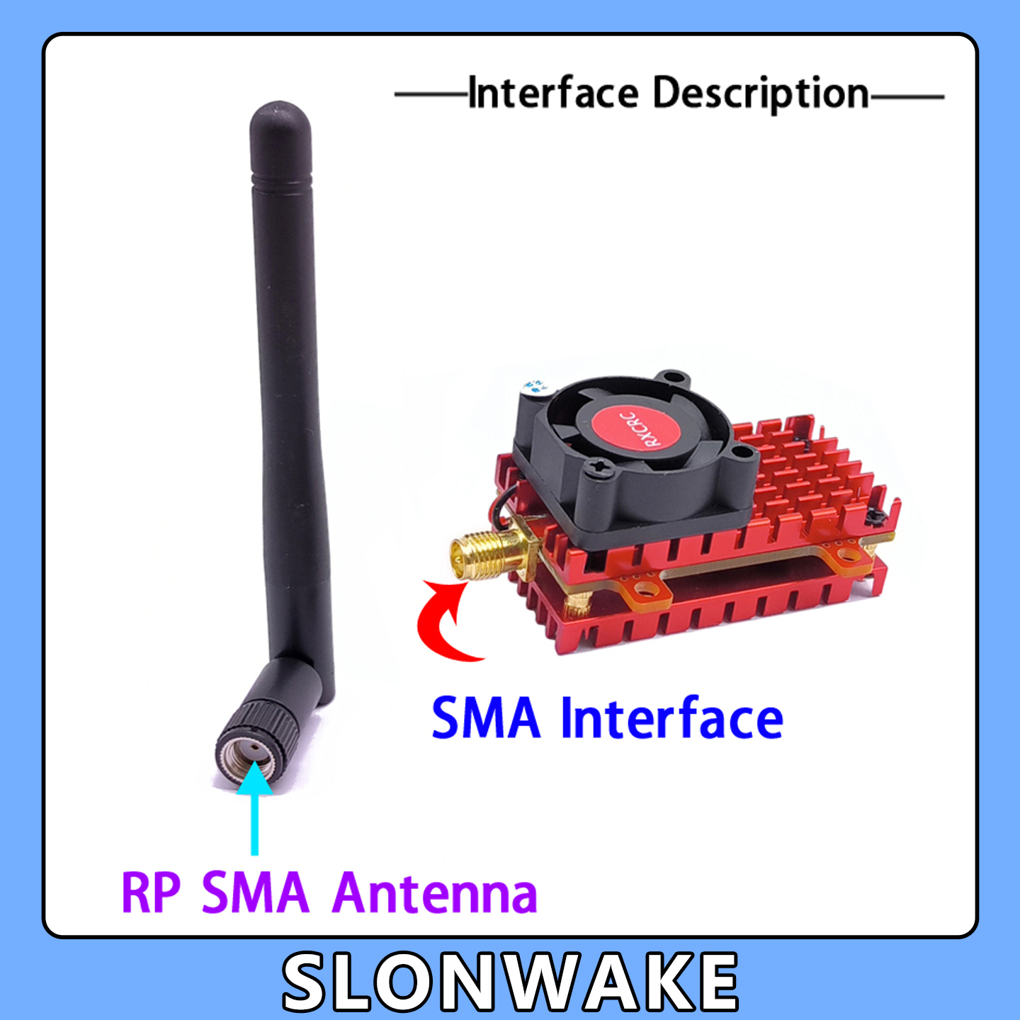 SLONWAKE 5.8G 2W VTX FPV 1800T - Drone Rc Harness incelemesi ve fiyatı