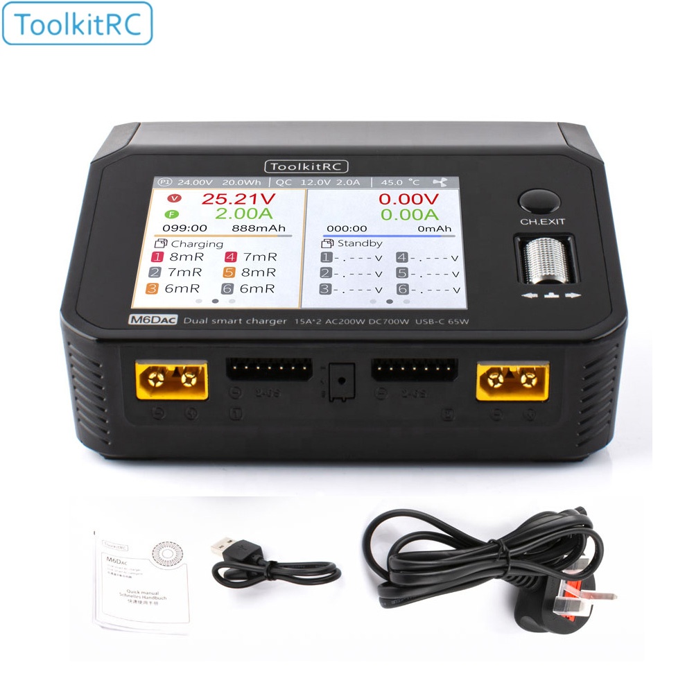 Toolkitrc M6DAC 350W X 2 USB-C - Lipo Battery Charger incelemesi ve fiyatı