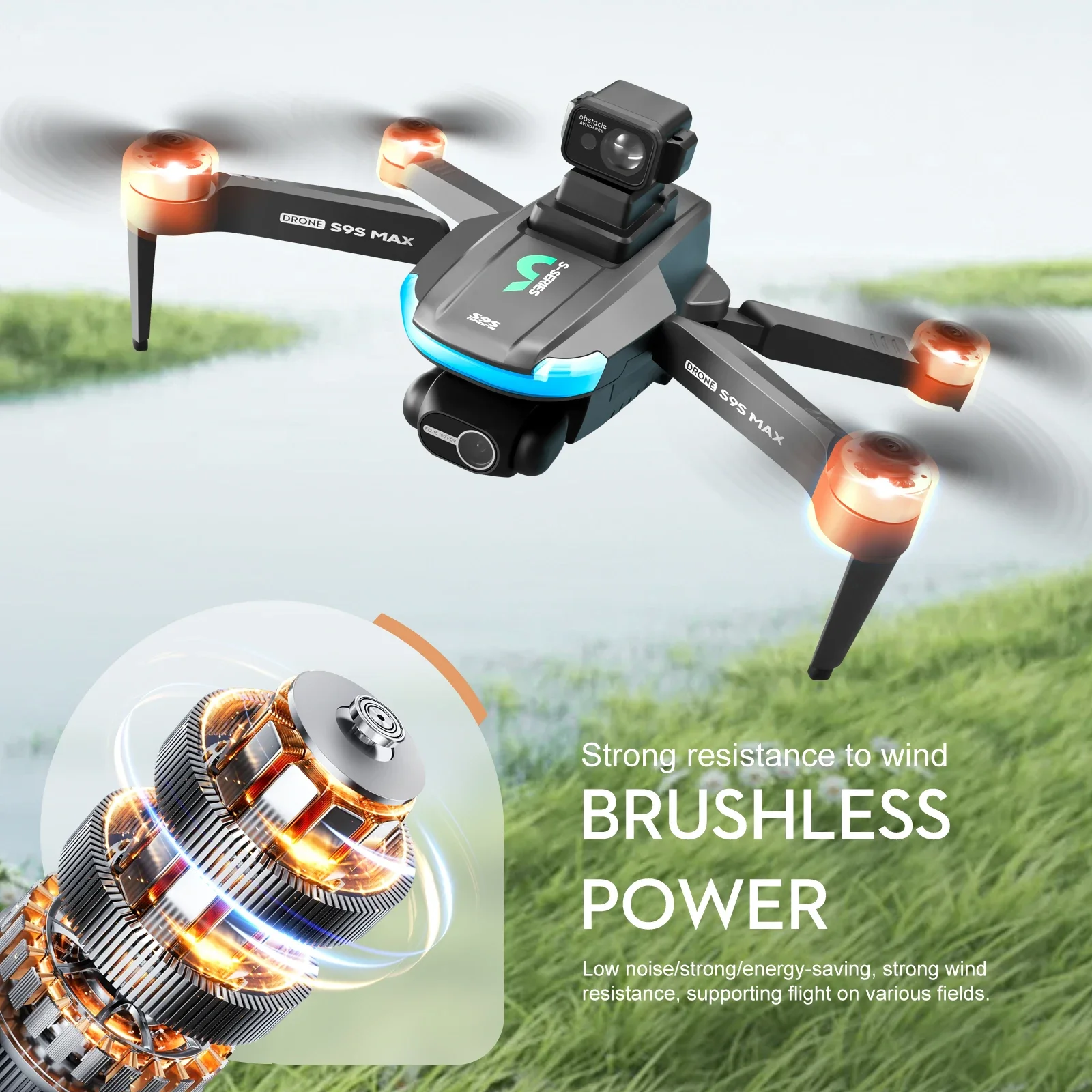 YENI S9S MAX MINI Drone 4K 2 E - Drone Rc Harness incelemesi ve fiyatı