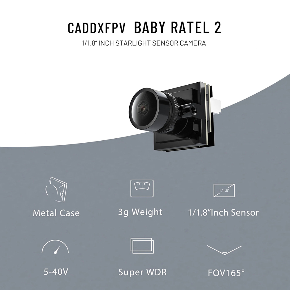 CADDX Mikro FPV Kamera Ratel 2 - Caddx Fpv Camera incelemesi ve fiyatı