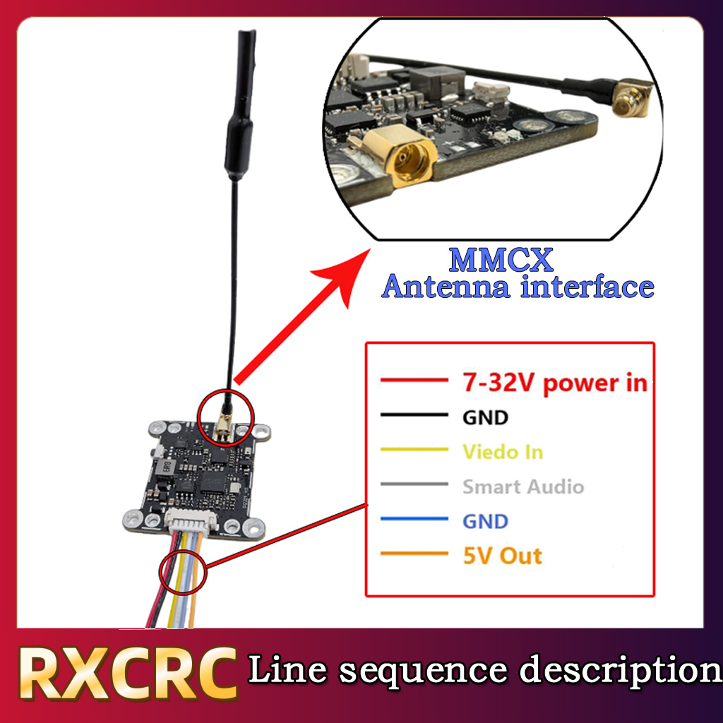 RXCRC 5.8G Modülü 48CH 1.6W VT - Drone Rc1 incelemesi ve fiyatı