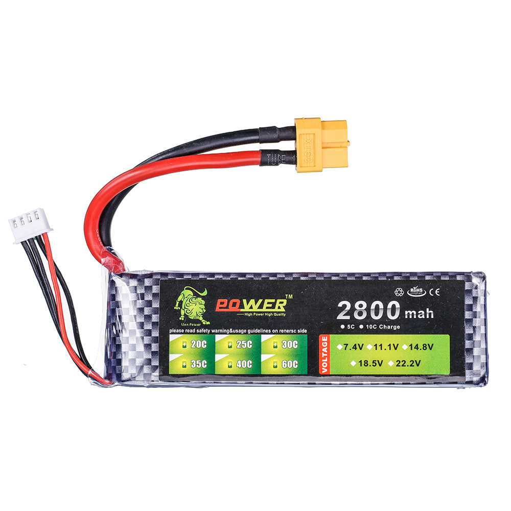 3S Lipo Pil 11.1V 2800mAh 45C  - Drone Rc Truck incelemesi ve fiyatı