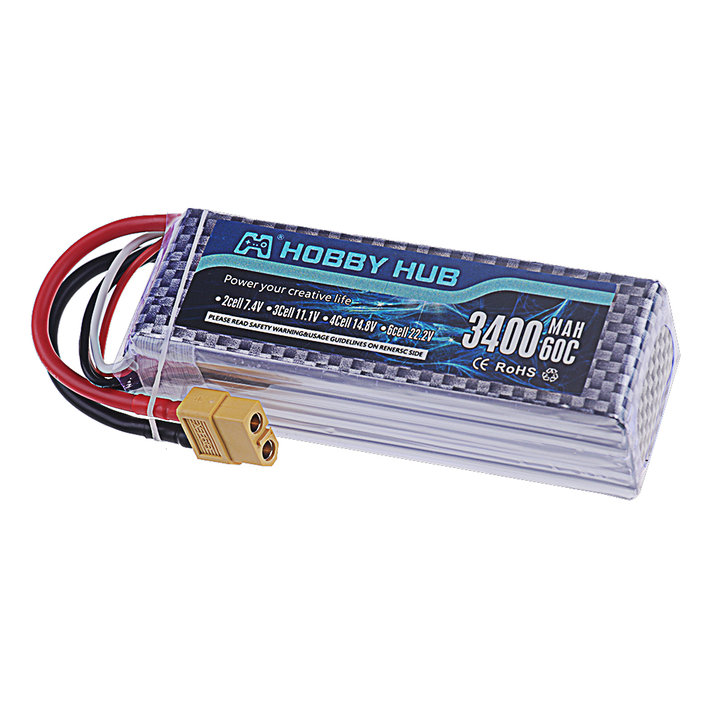 3S Lipo Pil 11.1V 3400mAh 60C  - Drone Rc Truck incelemesi ve fiyatı