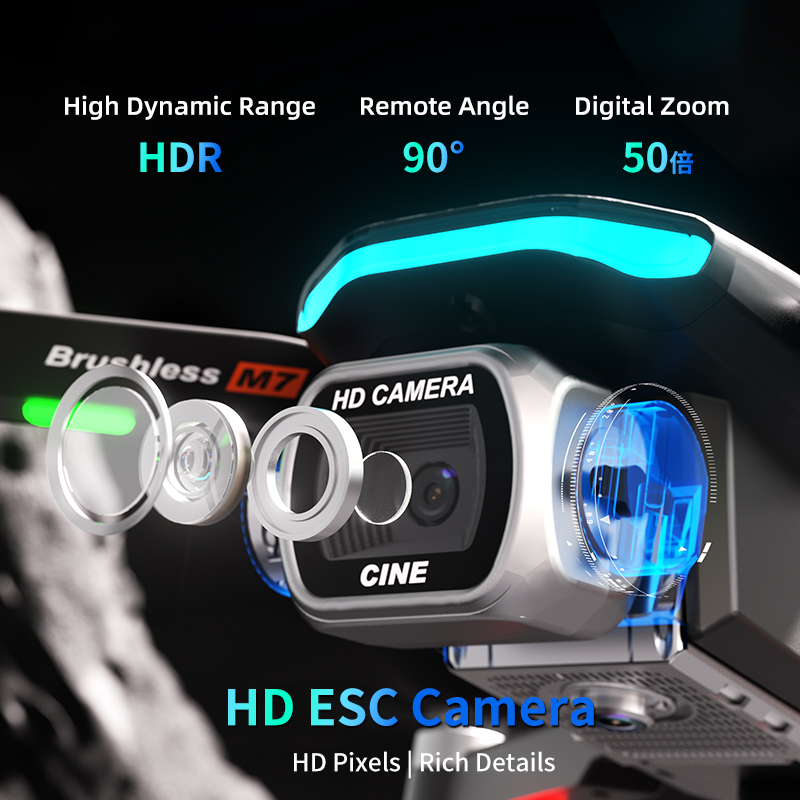 Yeni M7 RC Drone 8K HD Kamera  - Drone Rc S156 incelemesi ve fiyatı