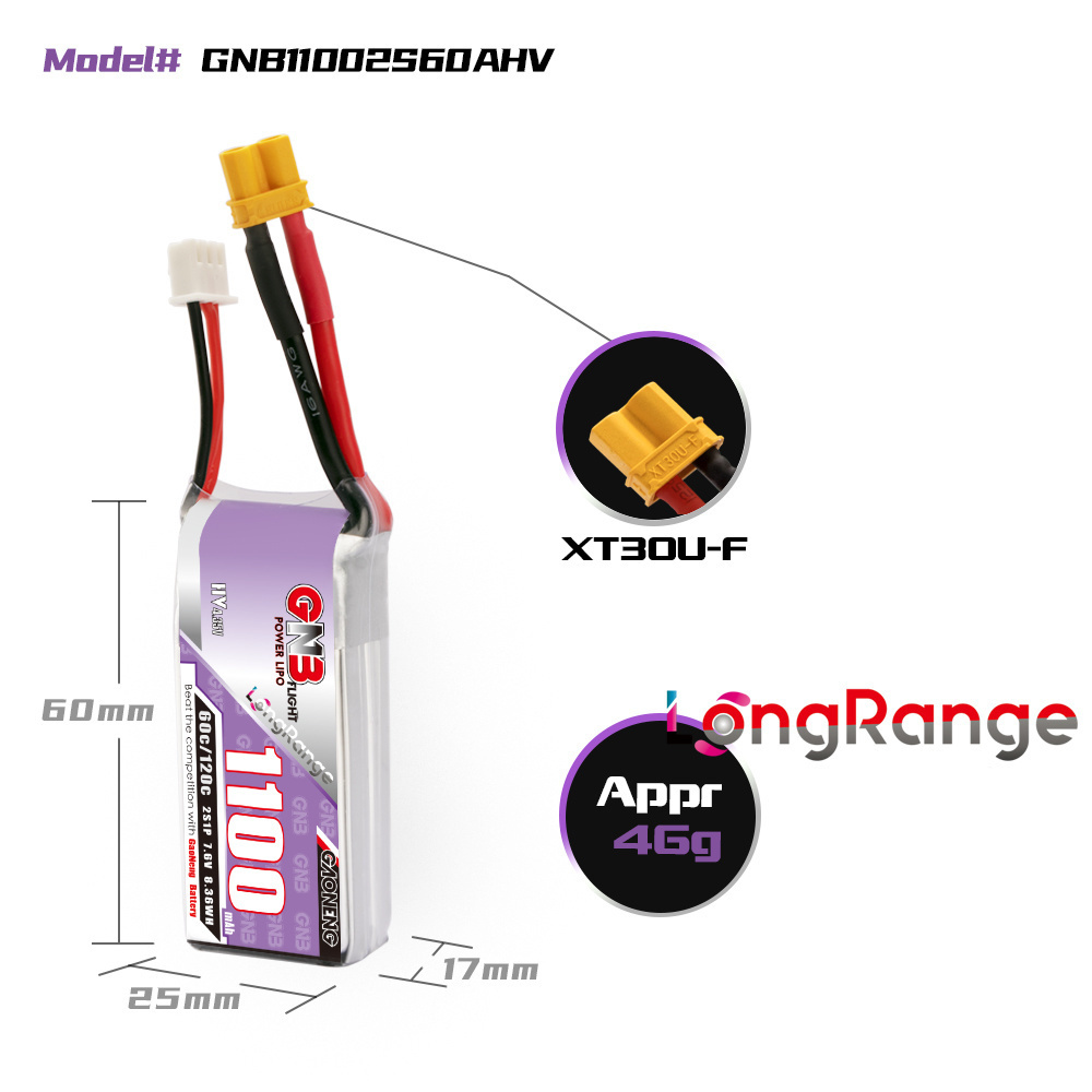 GNB 1100 mAh 2 S 3 S 4 S 6 S 6 - Drone Rc Link incelemesi ve fiyatı