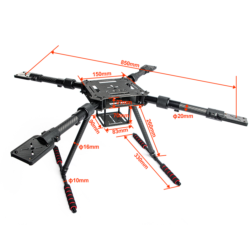 Karbon Fiber Katlanır Drone Çe - Carbon Fiber Drone Arm incelemesi ve fiyatı